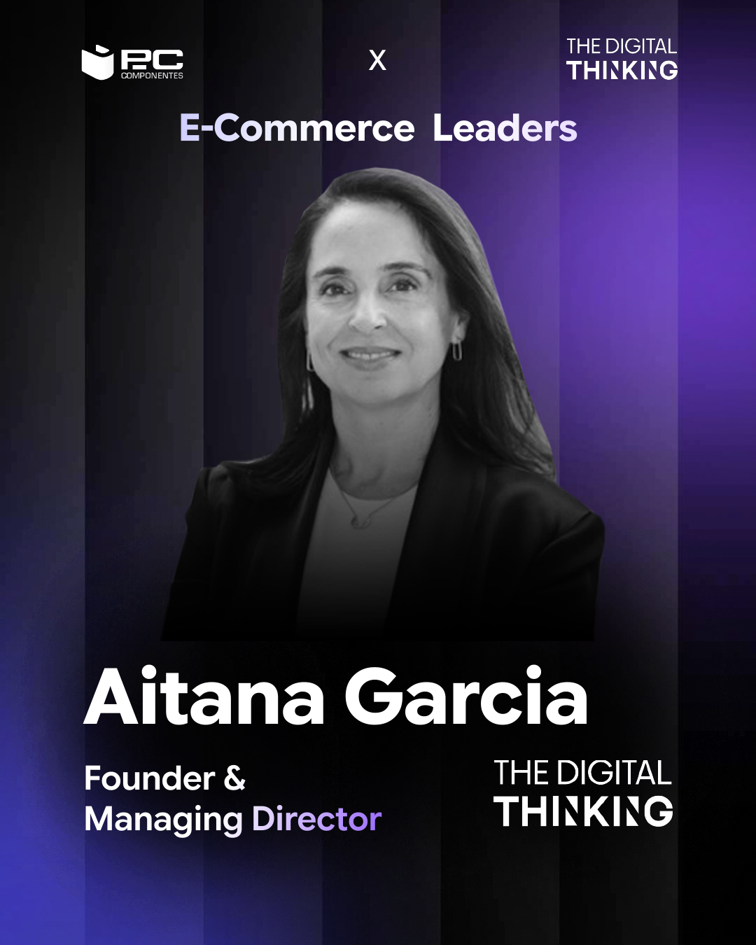 Retrato de Aitana García, fundadora de The Digital Thinking